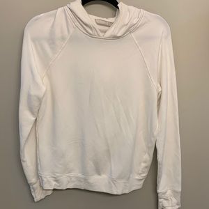 Athleta Ivory Hoodie Tulip Back Small. Used but in great condition! Super comfy.